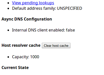 How to flush the DNS cache in ChromeOS